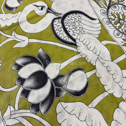 Pure Kalamkari Cotton Saree - VVPKC002