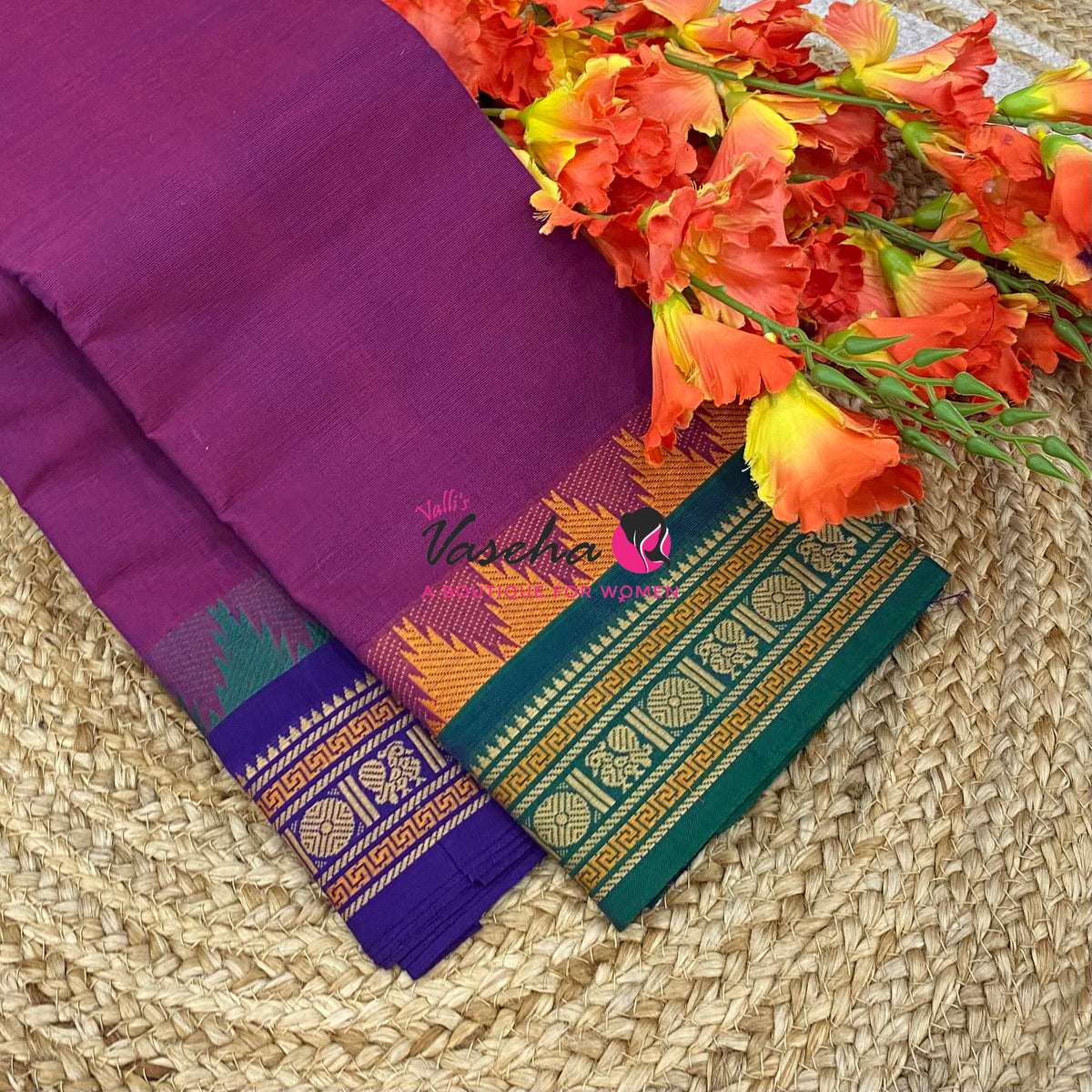 Chettinadu Cotton Saree - VVCCS003