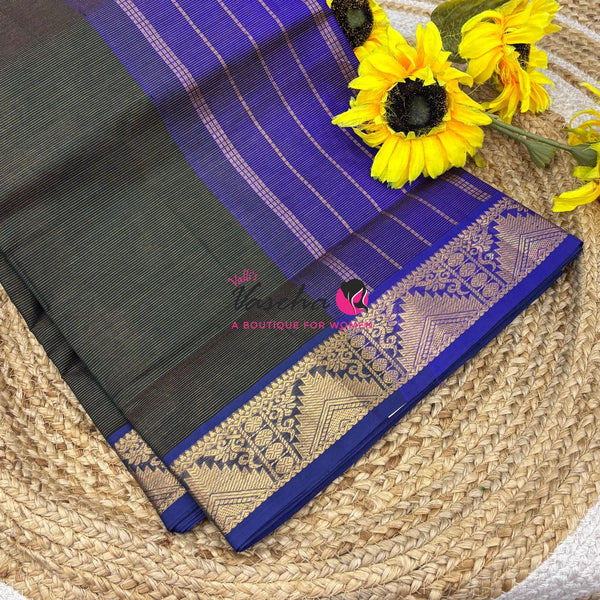 Pure Silk Cotton Saree - Vairavoosi Design - VVSCV005