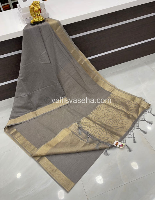 Chanderi Mixed Cotton Saree  - VVCMC001