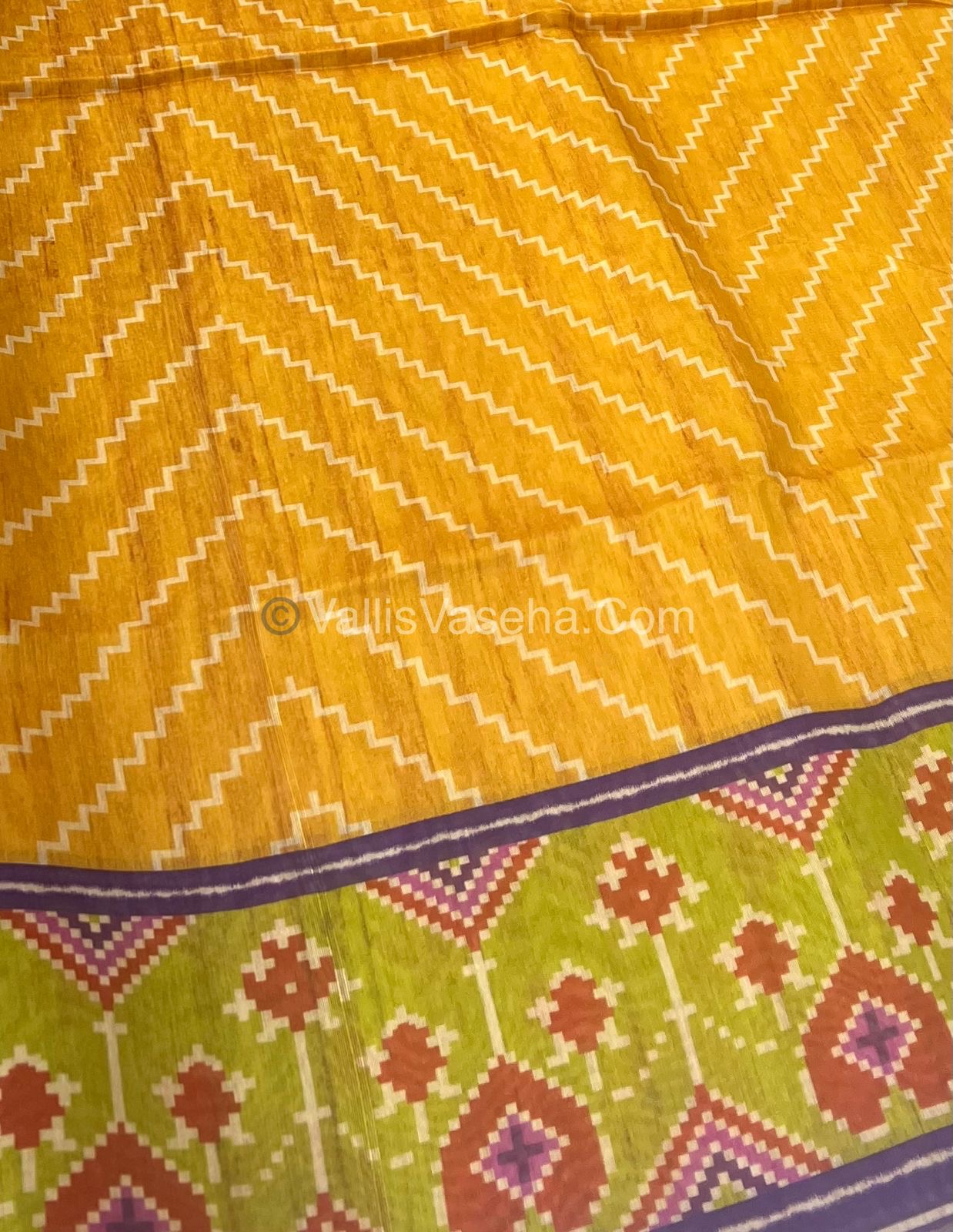 Semi Tussar Saree  - VVSTS009