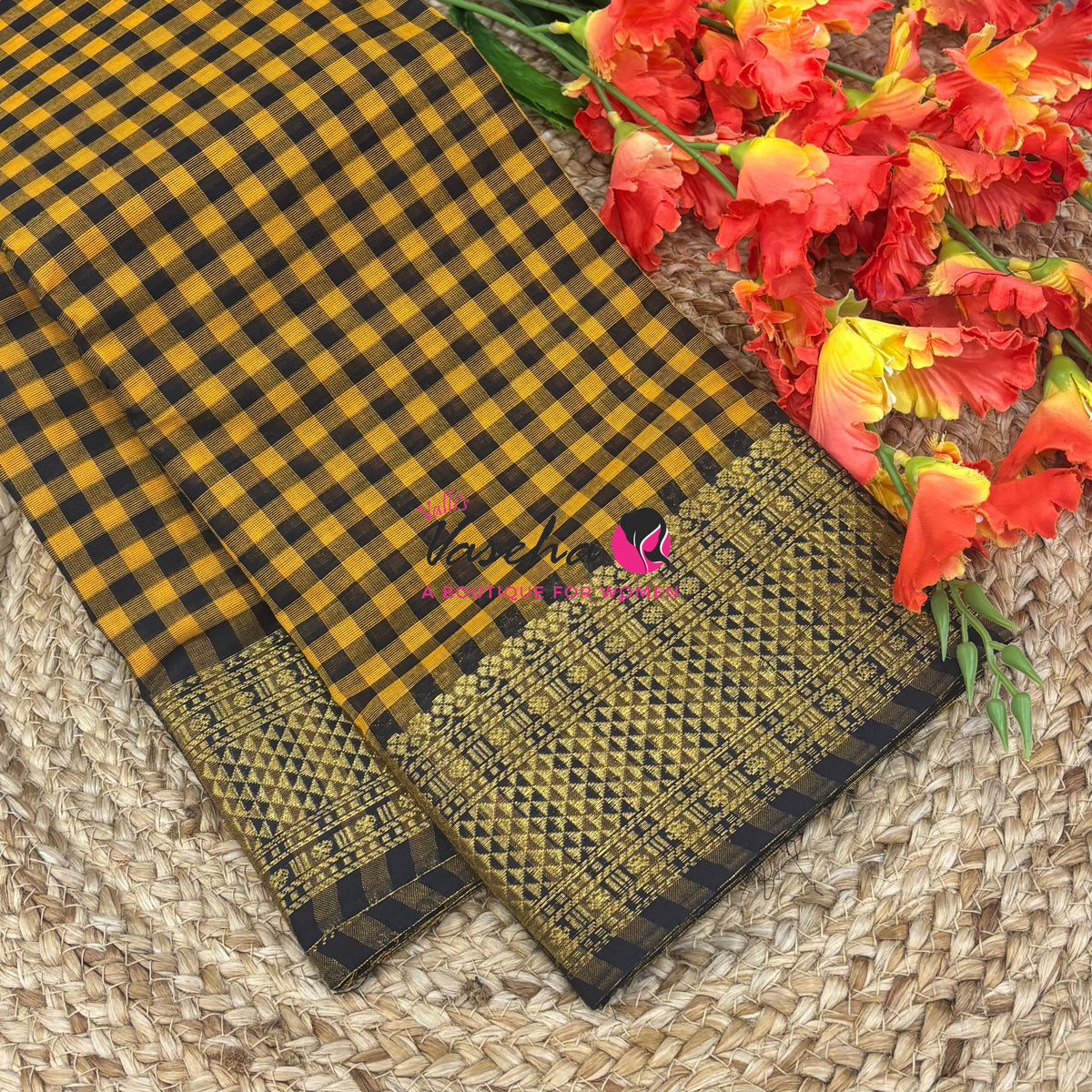 Chettinadu Cotton Saree - VVCCS004