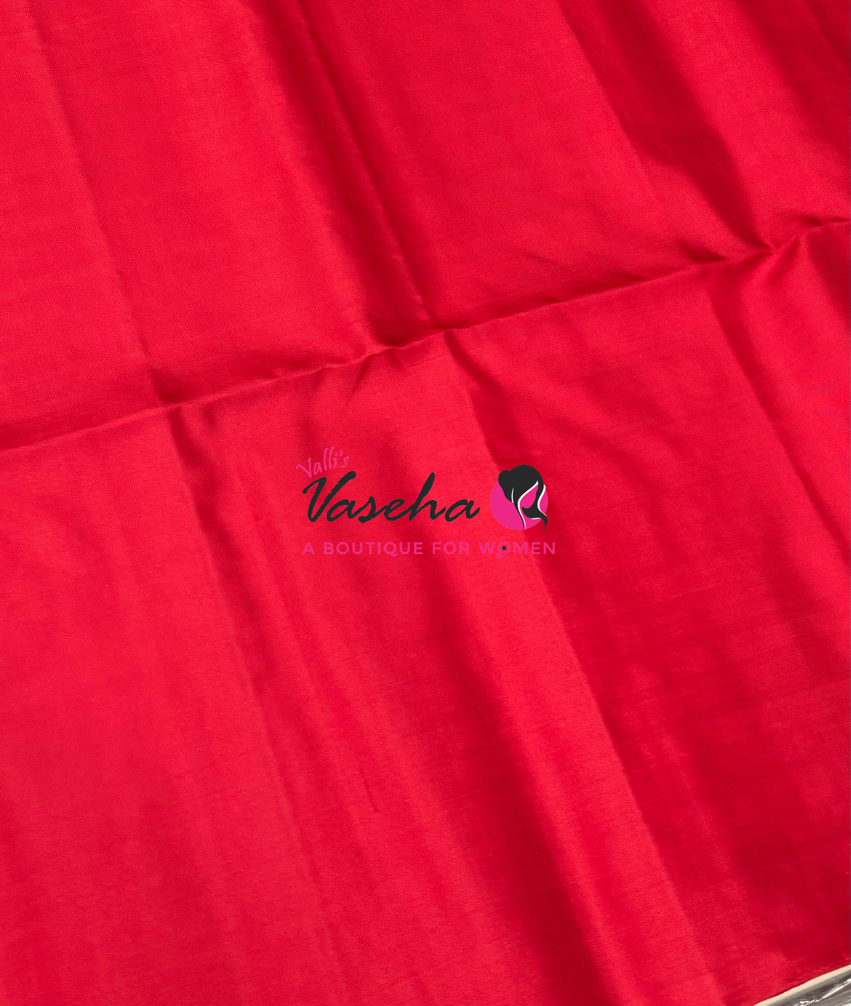 Pure Soft Silk Saree  - Border Less  - Red Shade - VVPSS102
