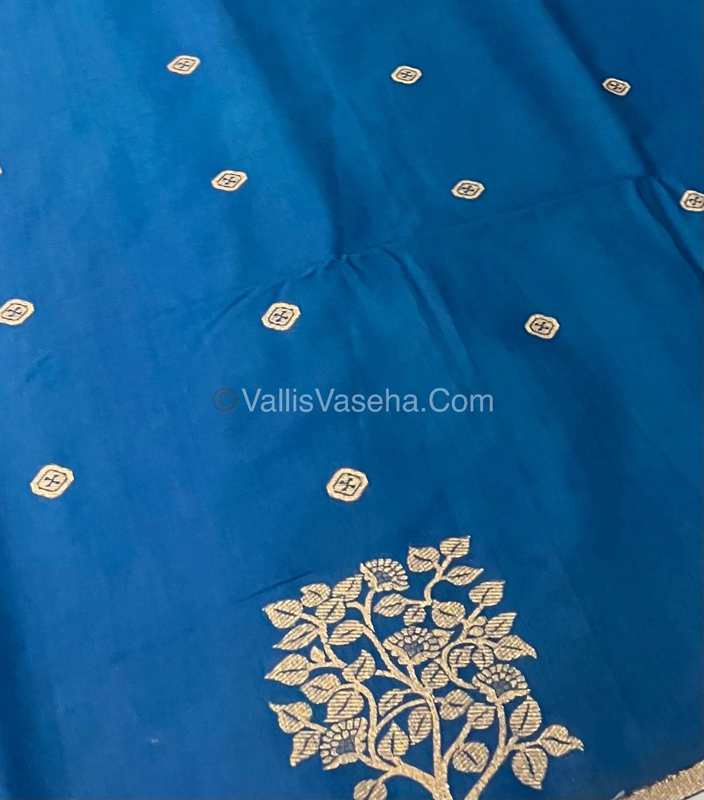 Mulberry Semi Silk - Blue Shade - VVMSS002