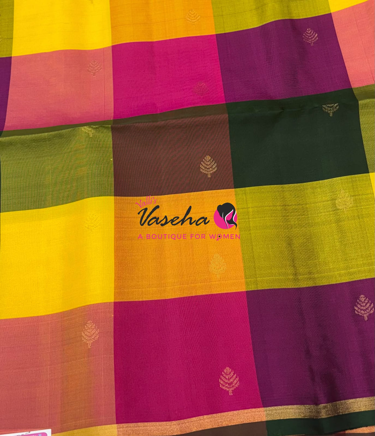 Pure Soft Silk Saree - Partly Pallu -  Half & Half Saree - VVPSS088