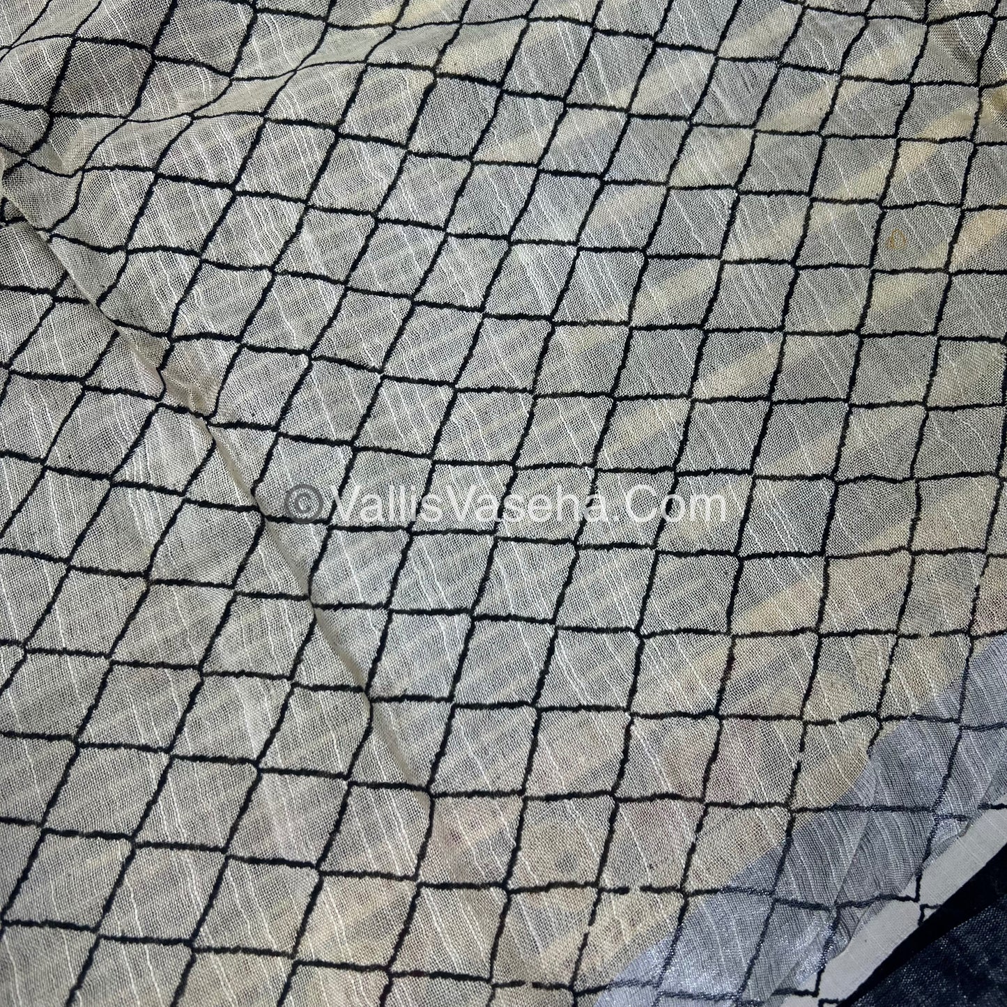Linen Mixed Cotton Saree |VVLMP001