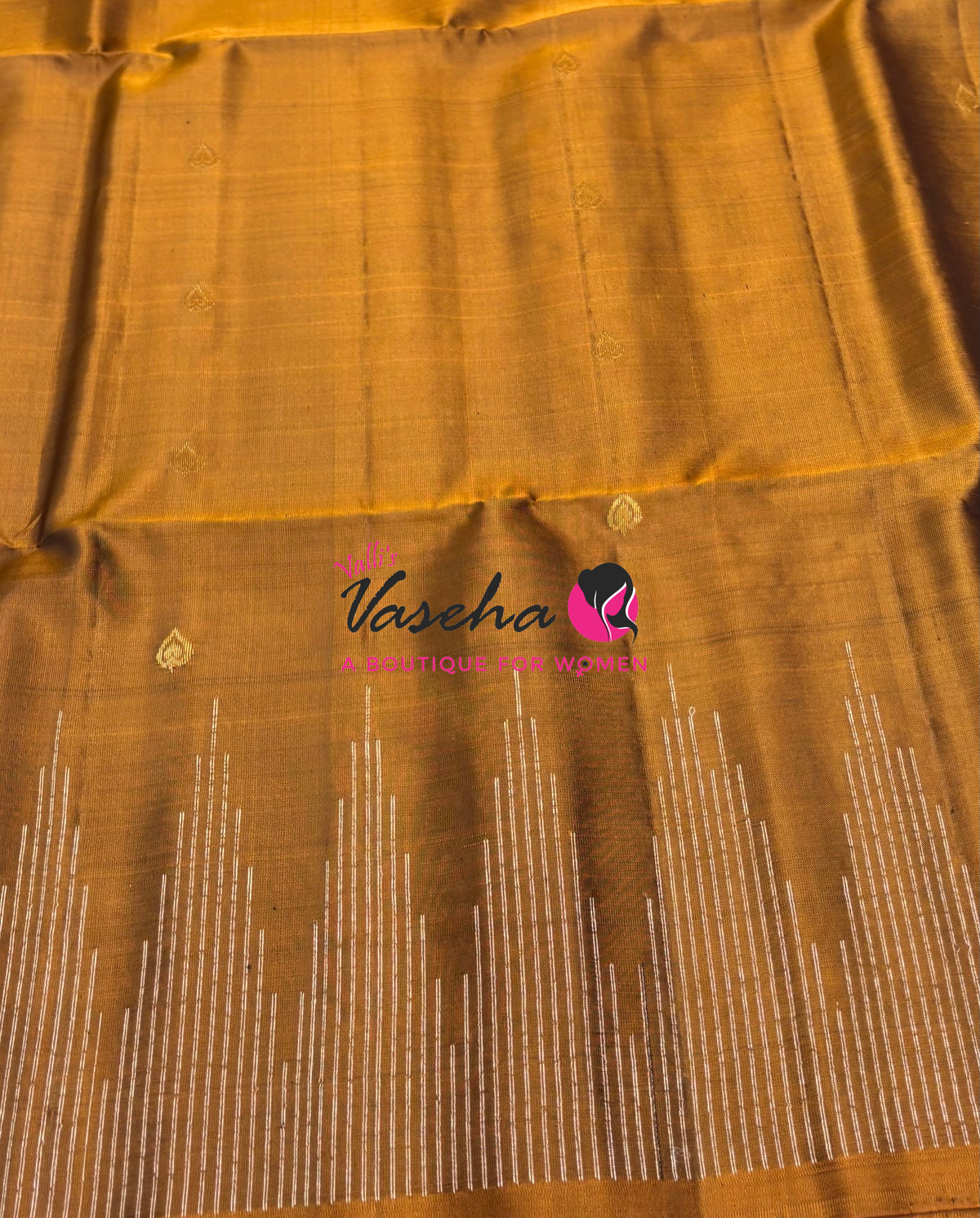 Pure Soft Silk Saree - Mustard Yellow Shade - VVPSS061