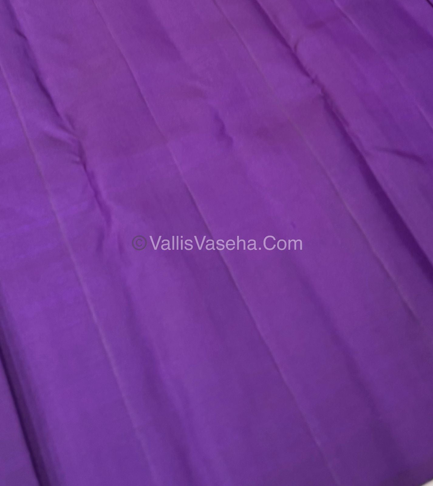 Pure Vintage Kanchipuram Silk Saree  - 8 Kol Weaving - Dark Purple Shade - VVPS019