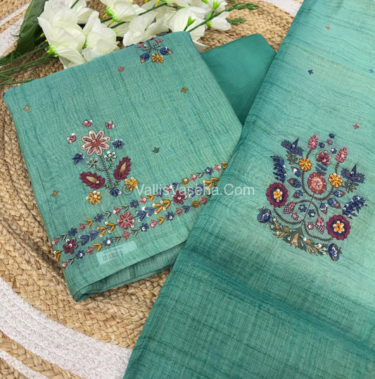 Tissue Linen Salwar Material  | VVUSM020