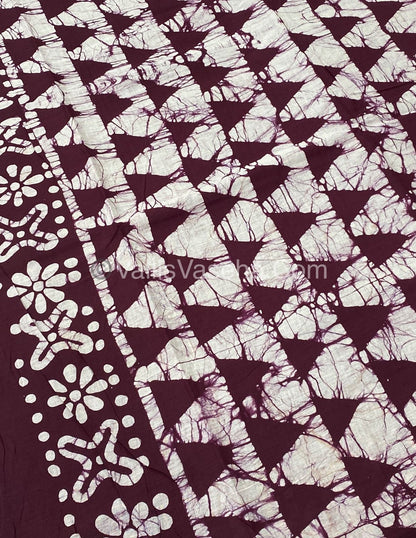 Pure Soft Mul Mul Cotton Sarees - Hand Block PrintsVVMMC003