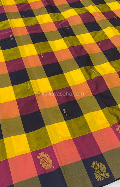 Pazhum Palamum checks - Semi Silk Sarees - VVSSS003