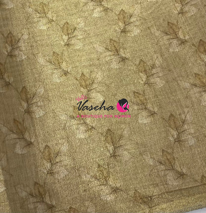 Linen Tissue Saree - VVLTS010