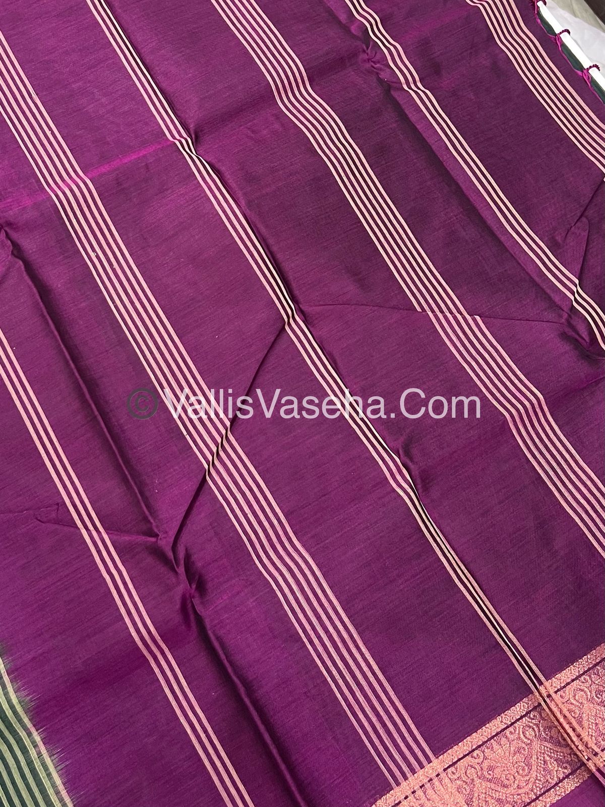 Dhaka Cotton Saree - VVDCS002