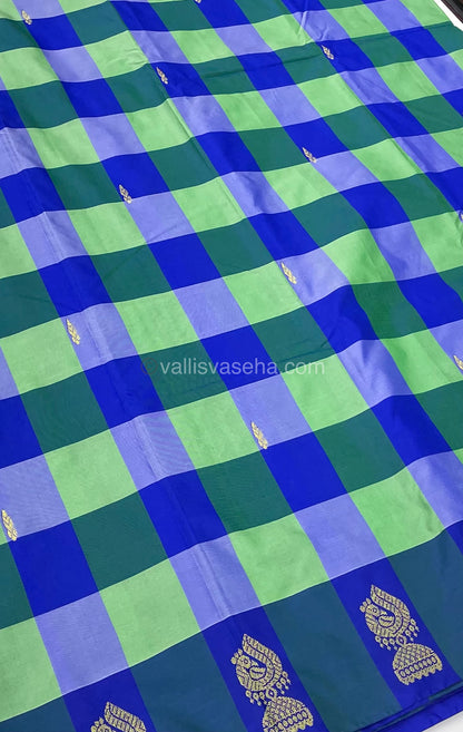 Pazhum Palamum checks - Semi Silk Sarees - VVSSS003