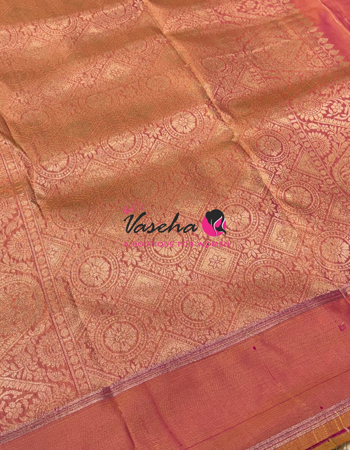Semi Soft Silk  - Orange Shade - VVSSS041