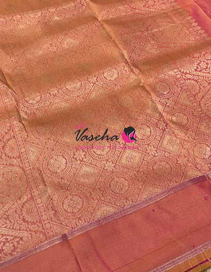 Semi Soft Silk  - Orange Shade - VVSSS041