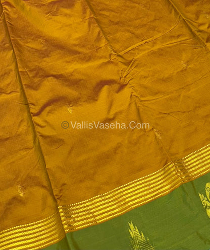 Semi Silk Saree - Kanchi Pattu Style - VVSSS004