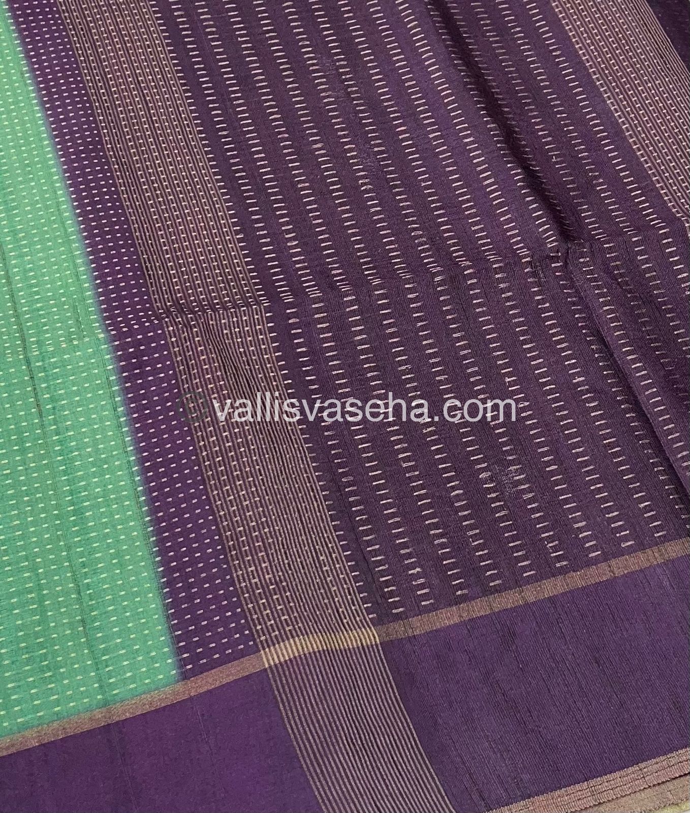 Semi Tussar Silk - Vairavoosi Design - VVSTS037
