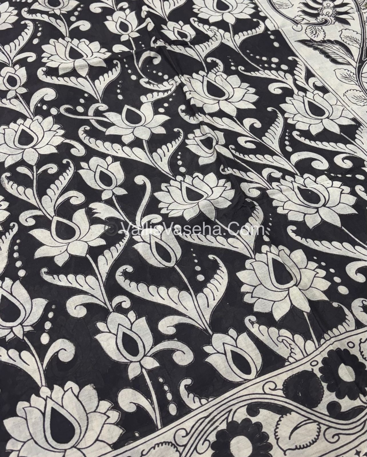 Pure Kalamkari Cotton Saree - VVPKC002
