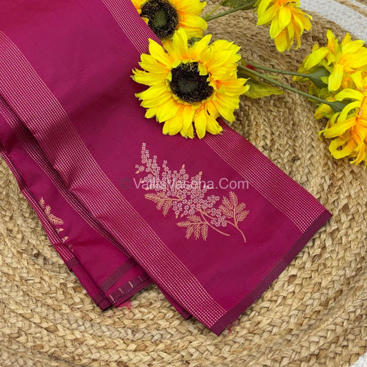 Semi Soft Silk - Border less - Pink Shade -VVSSS026