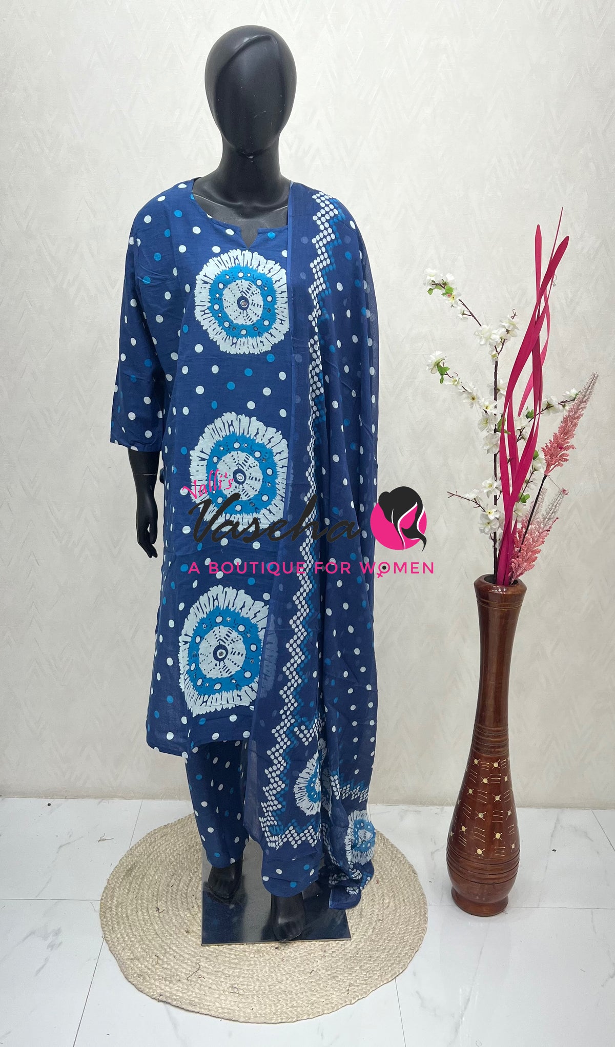 Plus Size| Ready Made |Salwar, Kameez & Duppatta(3pc)| VVRMS025