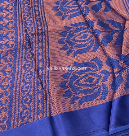 Mixed Cotton Brasso Saree - VVBS001