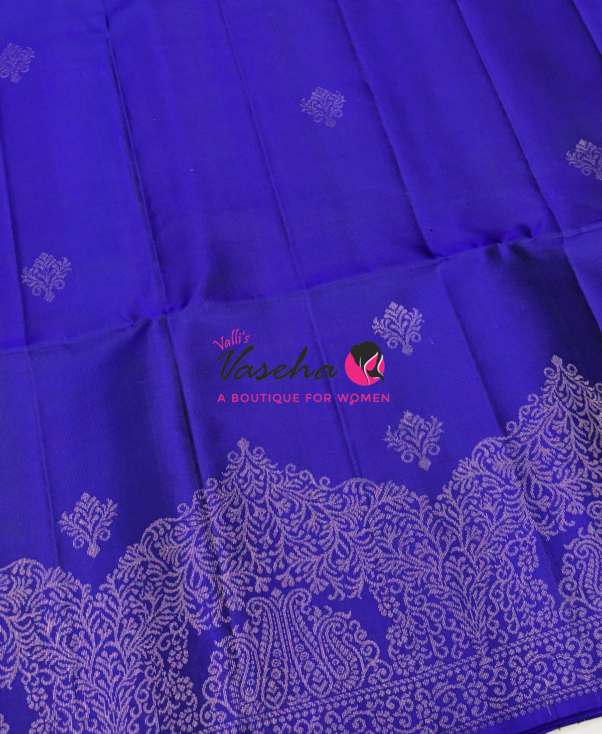 Pure Soft Silk Saree  - Blue Shade - VVPSS130