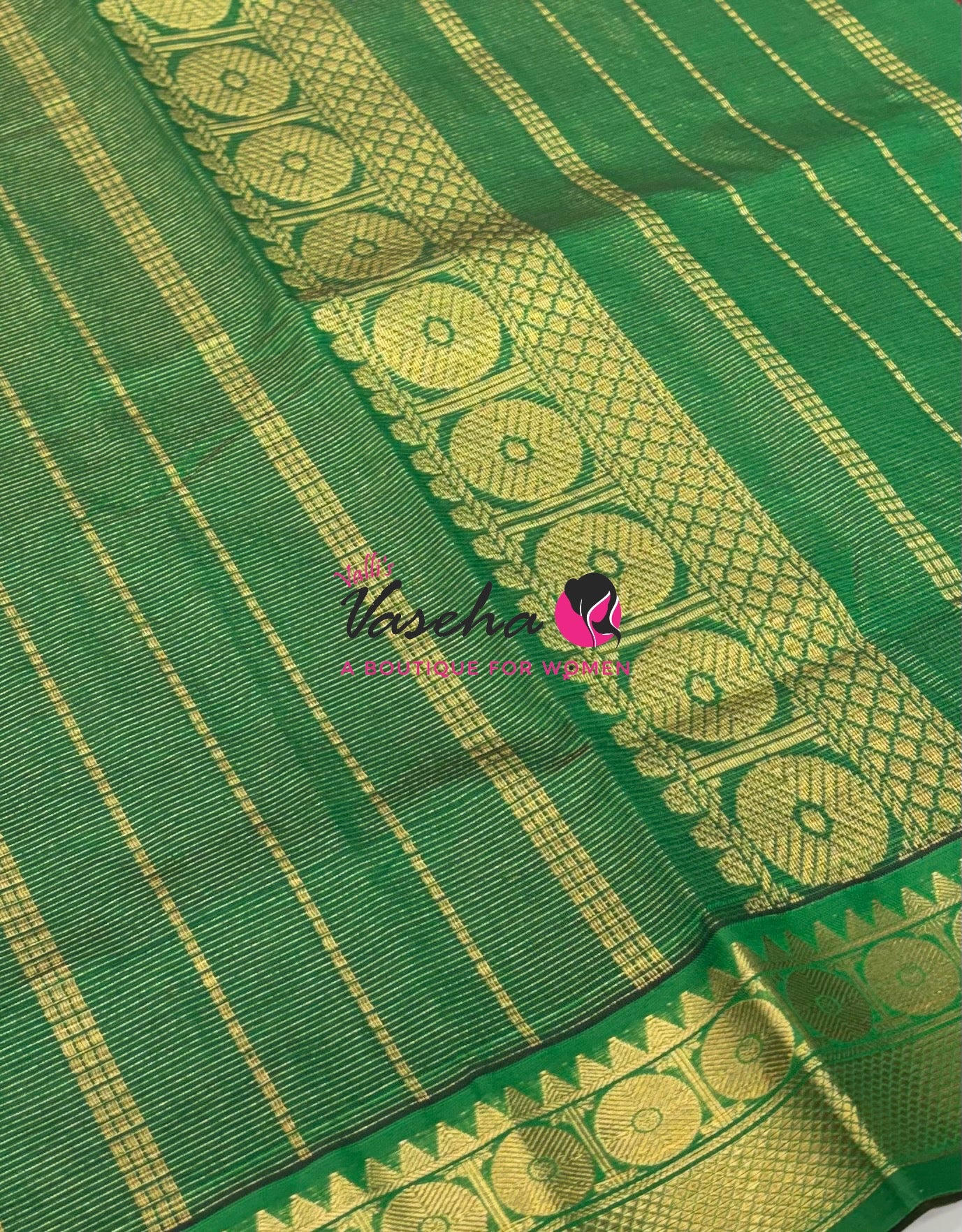 9 Yards |Semi Silk Cotton Saree | Vairavoosi  Design | VV9YSS001