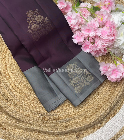 Half Mix - Pure Soft Silk Saree - VVPSS054