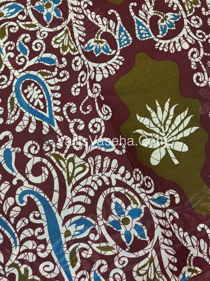 Pure Cotton Voile Saree | VVPVC001