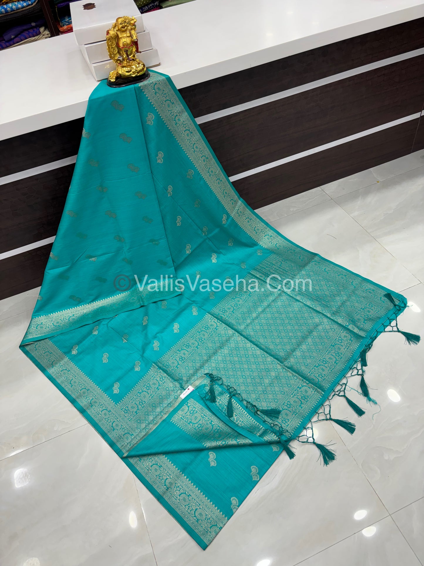 Banarasi - Heritage Silk - Semi Kathan Silk - Sky Blue Shade- VVBHS004