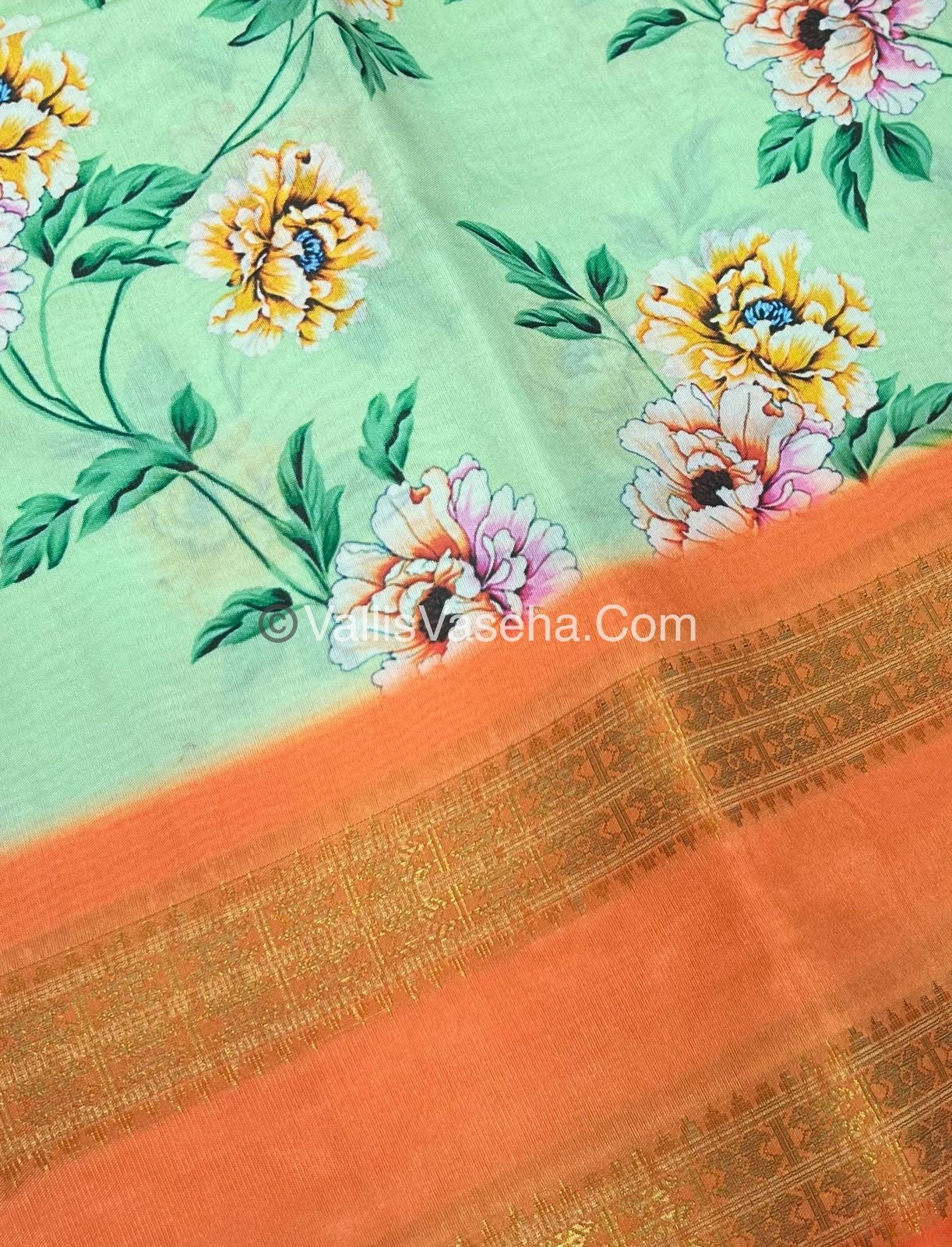 30% less - Offer Saree -   Semi Silk Saree - VVDS006