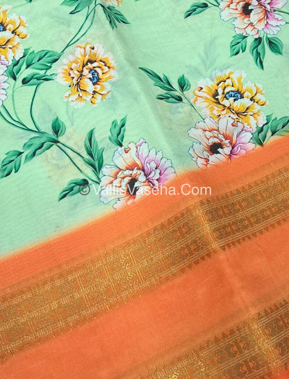 30% less - Offer Saree -   Semi Silk Saree - VVDS006