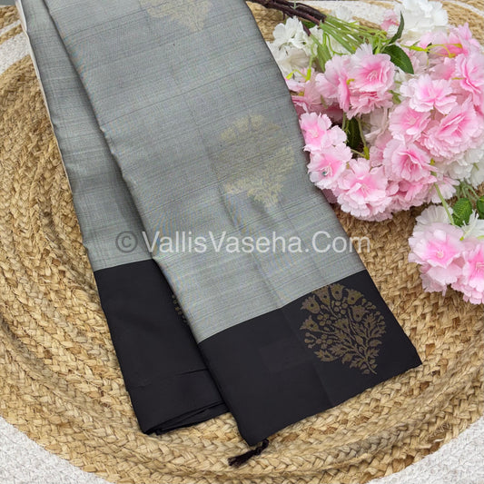 Half Mix - Pure Soft Silk Saree - VVPSS075