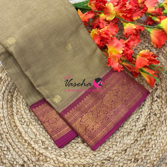 Kanchi Cotton Saree - VVKCS024