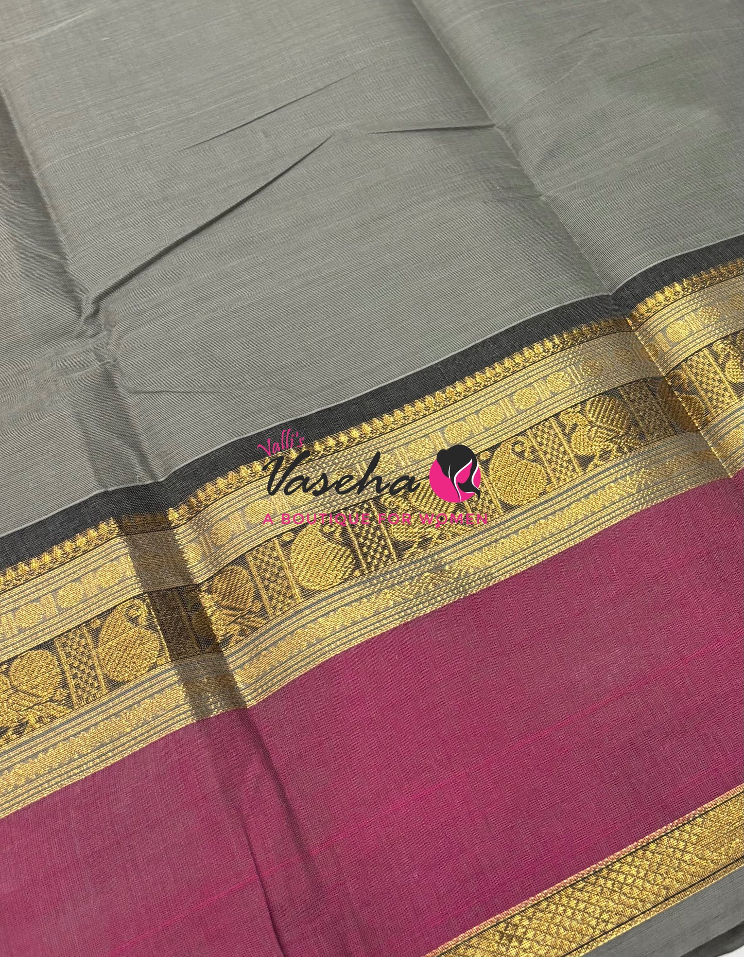 Kanchi Cotton Saree - VVKCS025