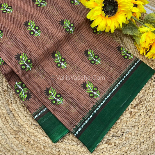 Pure Cotton Voile Saree | VVPVS001