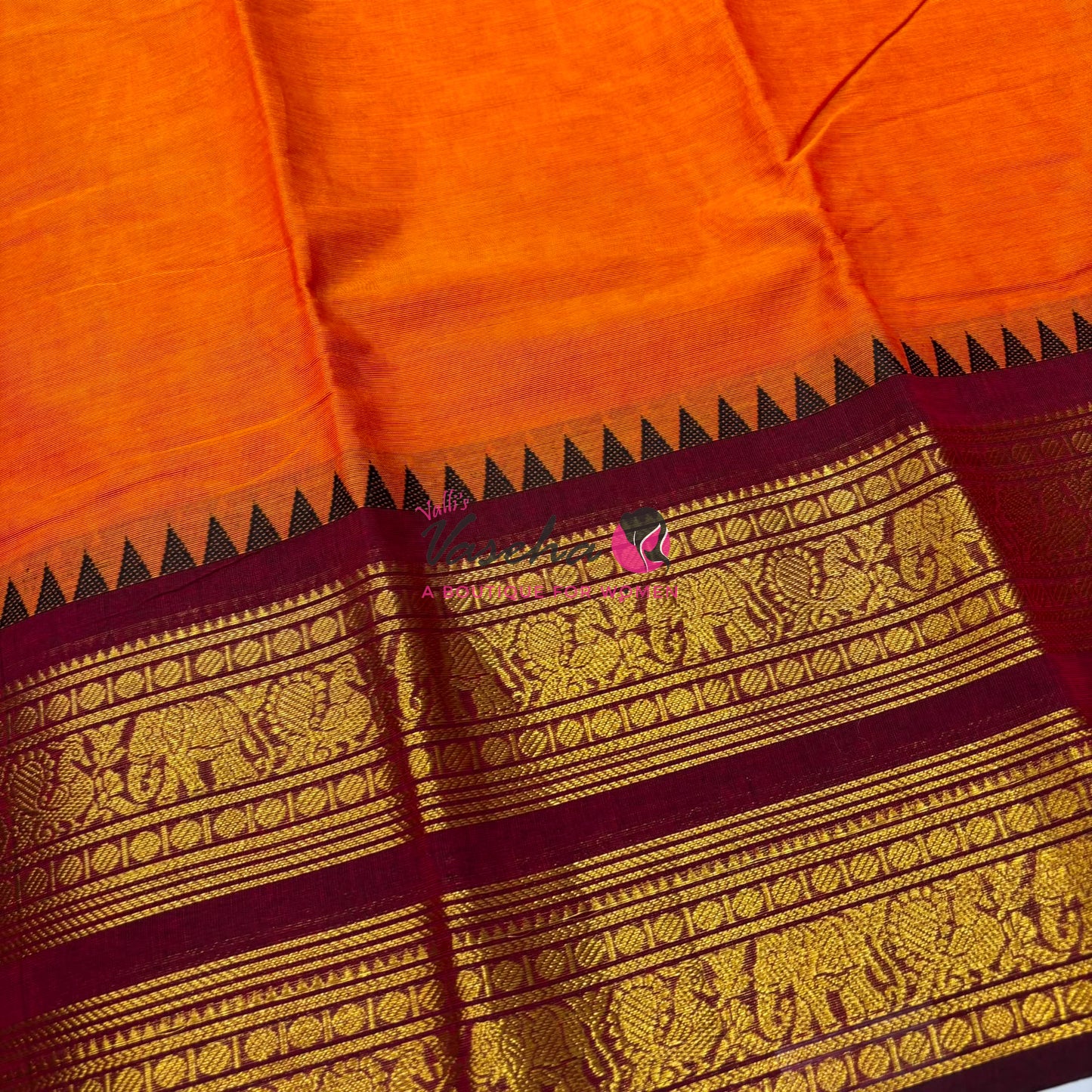 Kanchi Cotton Saree - VVKCS019
