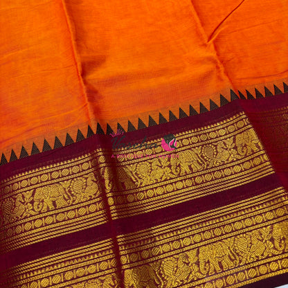 Kanchi Cotton Saree - VVKCS019