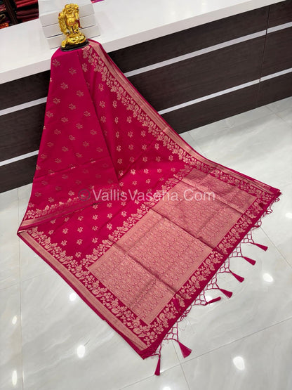 Banarasi - Heritage Silk - Semi Kathan Silk -   Pink Shade - VVBHS008