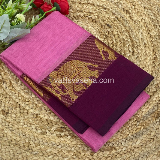 Kanchi Cotton Saree - VVKCS007