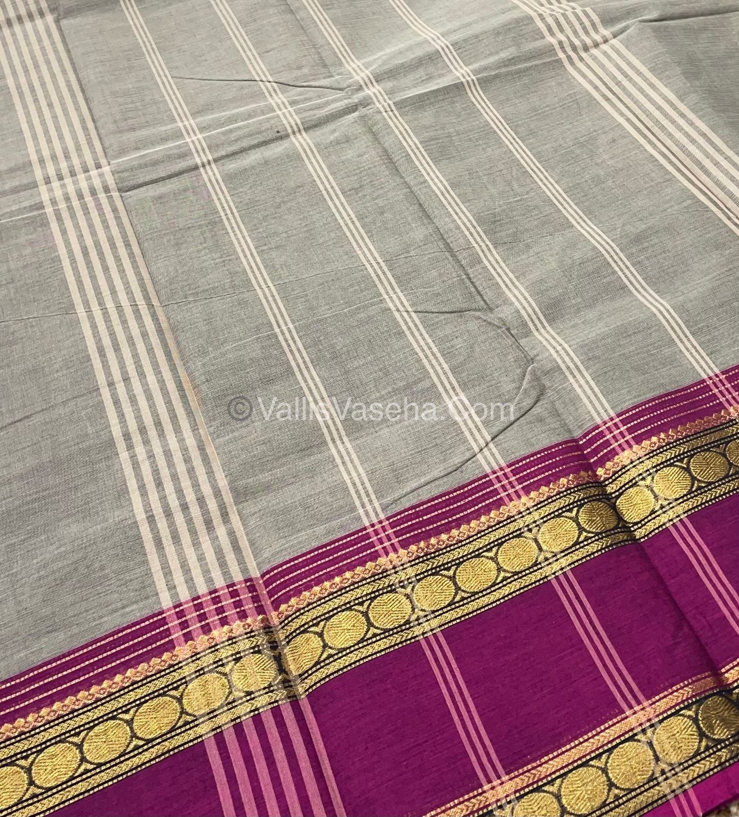 Kanchi Cotton Saree - VVKCS010