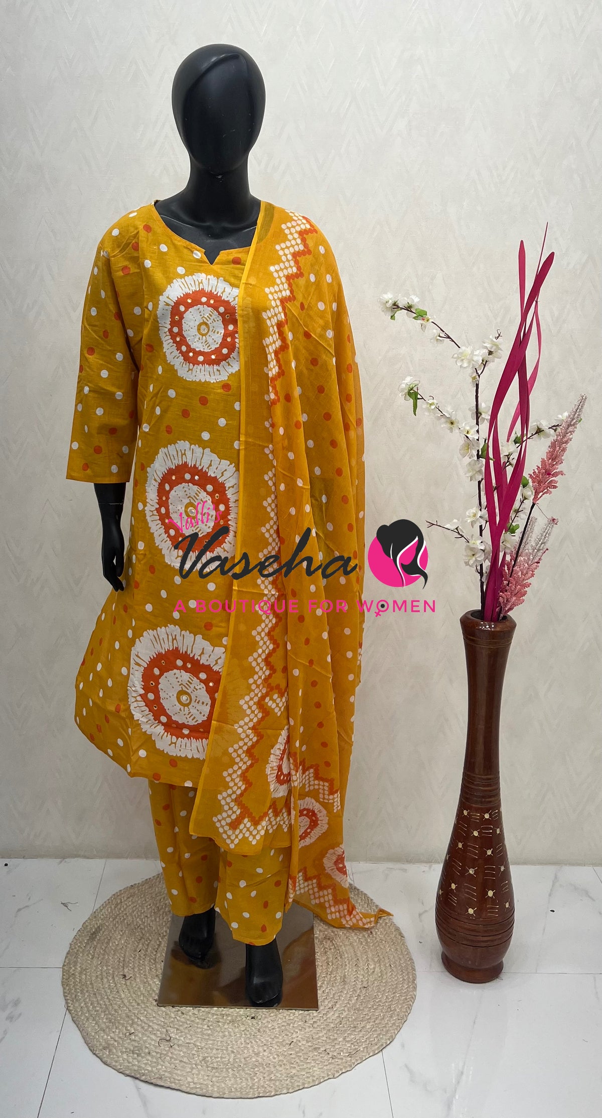 Plus Size | Ready Made |Salwar, Kameez & Duppatta(3pc) | VVRMS025