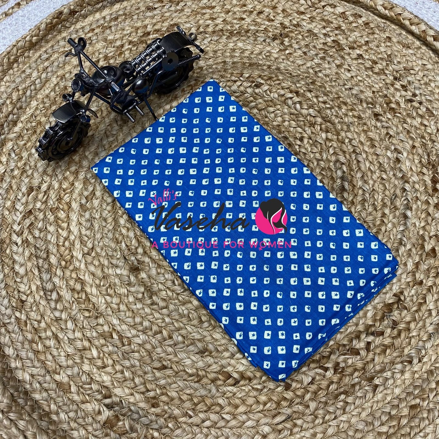 Blouse Bit - Pack Of 10pcs  - Assorted - Bandhini / Bhandej - 1 mtr - VVBB003