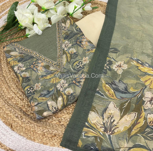 Chanderi Salwar Material  | VVUSM020