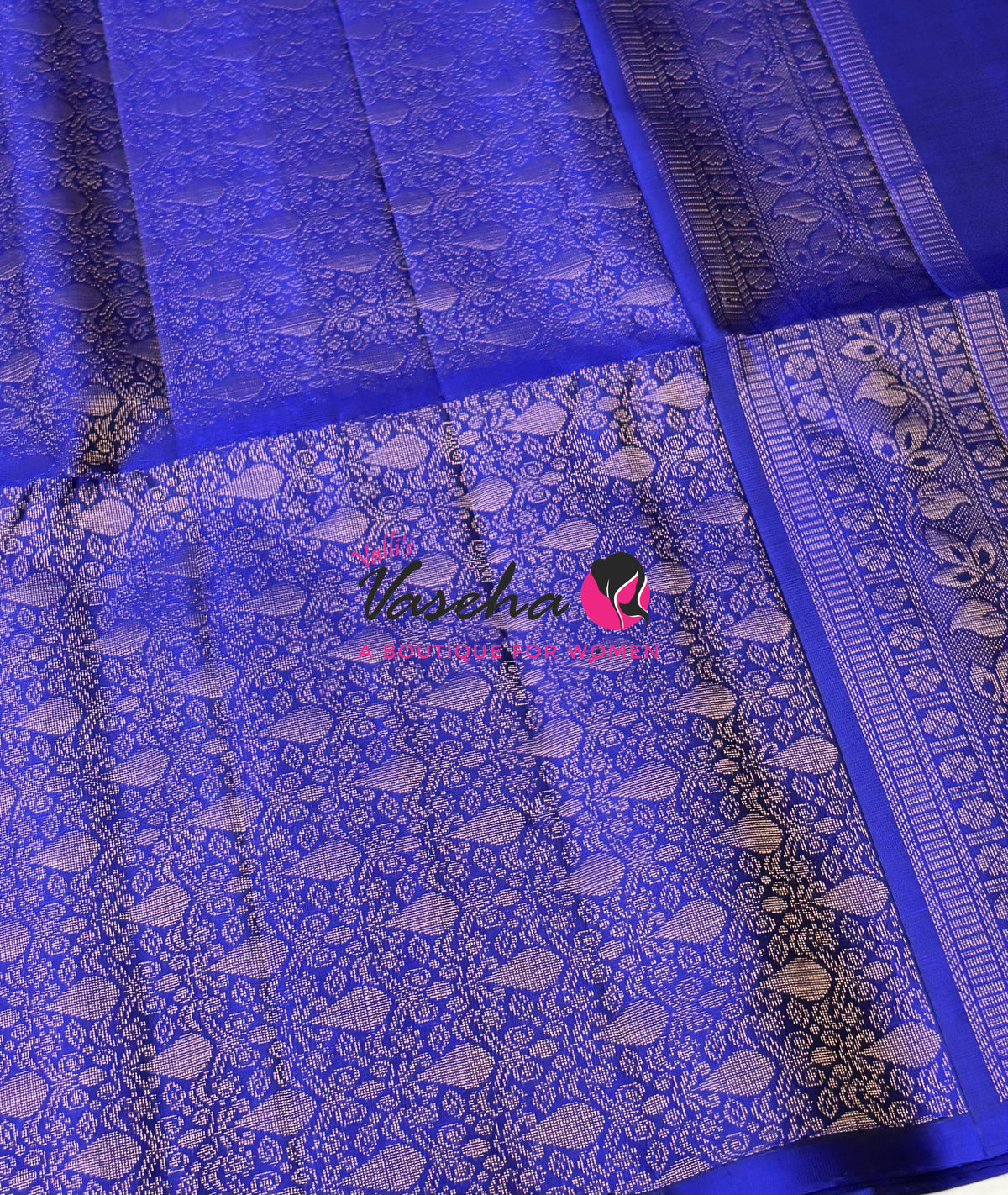 Pure Soft Silk Saree - Blue Shade - VVPSS119