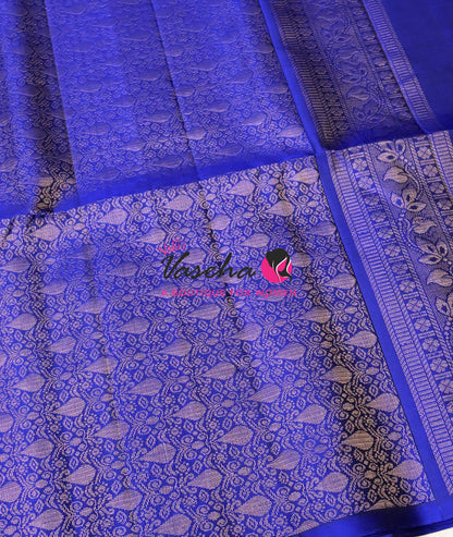 Pure Soft Silk Saree - Blue Shade - VVPSS119