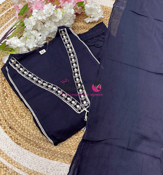 Readymade 3pc Set -Mixed Soft Cotton - VVRMS012