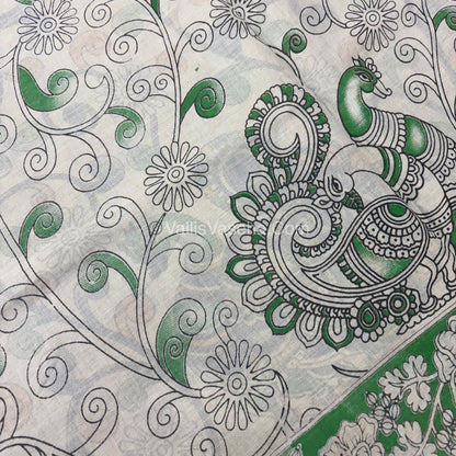 Pure Kalamkari Cotton Saree - VVPKC002