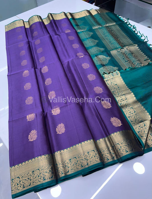 Pure Soft Silk Saree - Kanchi Border - VVPSS015